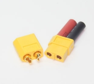 EP Product Adapterkabel, XT60 Stecker/Buchse, 5er-Pack – Schwarz/Rot/Gelb