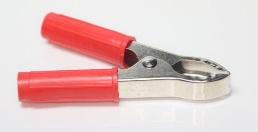 EP Product Klemmen – 4 mm, Rot/Schwarz, 2 Stück