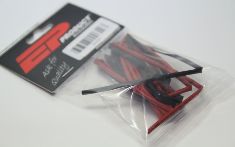 EP Product EP Schrumpfschlauch, Ø 2 mm × 1 m – Schwarz/Rot