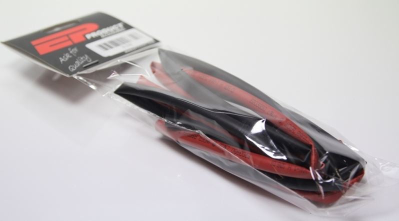 EP Product EP Schrumpfschlauch-Set, Ø 6 mm, 1 m – schwarz/rot