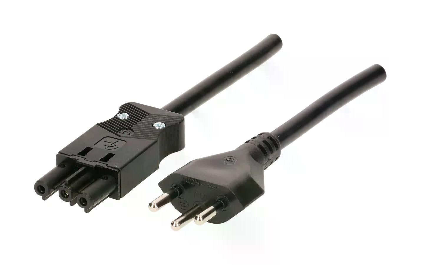 Max Hauri AG Max Hauri T12–GST18I3 Stromkabel – 1 m, 3×1,5 mm², schwarz