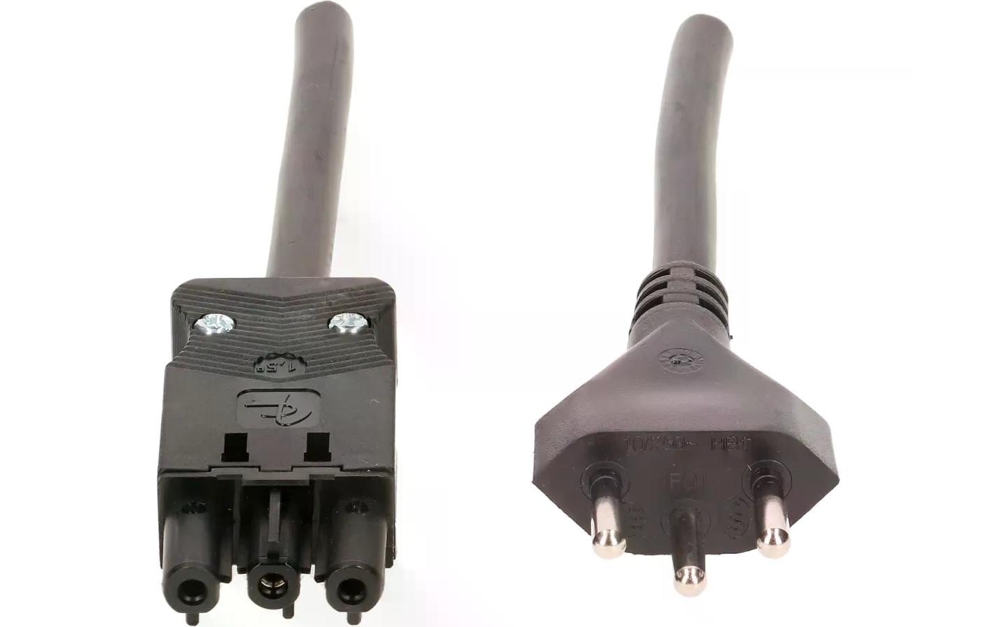 Max Hauri AG Max Hauri T12–GST18I3 Stromkabel – 1 m, 3×1,5 mm², schwarz