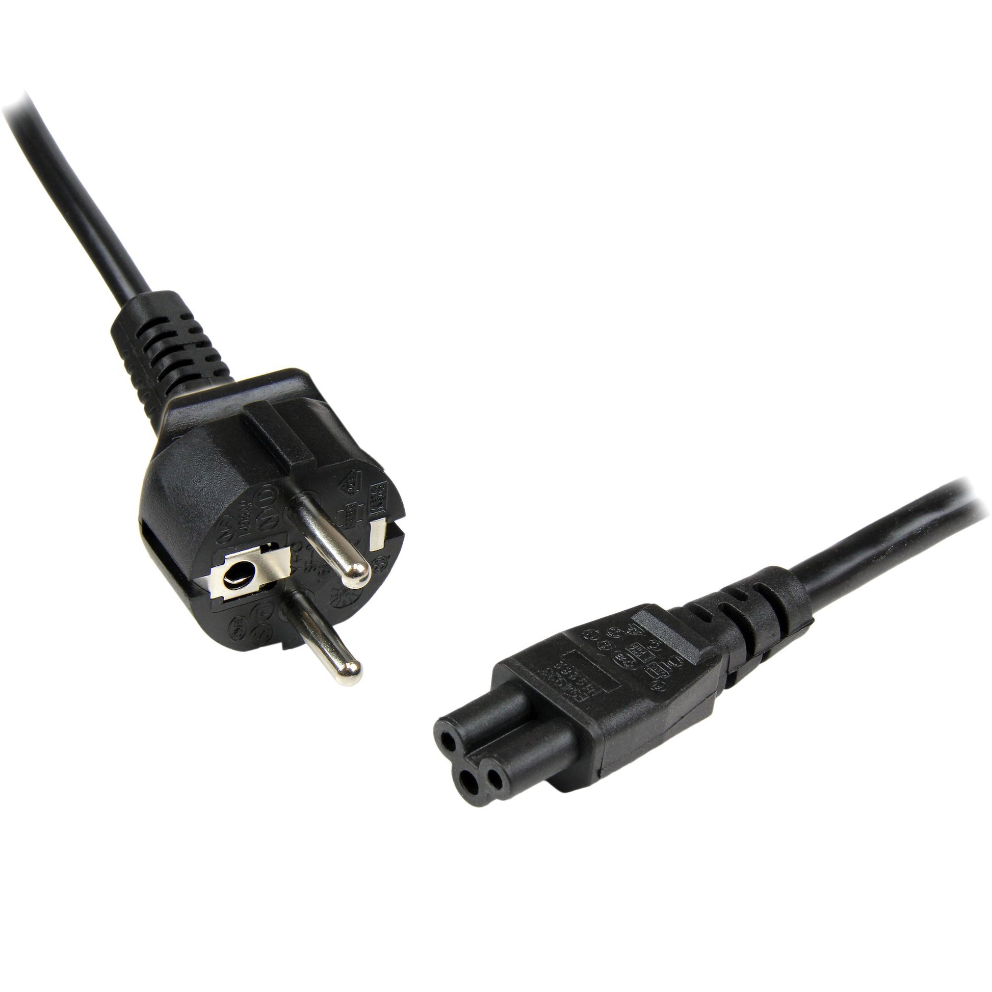 StarTech.com Netzkabel, CEE7 auf IEC C5, 1 m