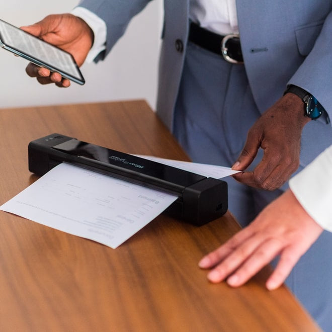 I.R.I.S. IRIScan Anywhere 6 – Mobiler Scanner, A4, 15 ppm, WLAN, 1'200 dpi