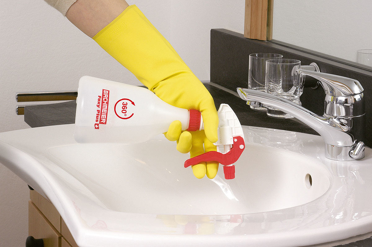 Birchmeier Drucksprüher Foxy Plus – 0,5 l – Kunststoff – Transparent/Rot/Weiss