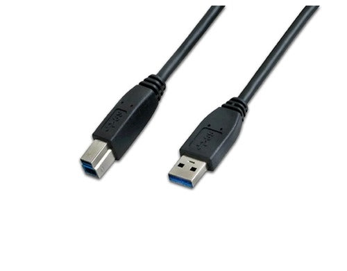 Wirewin USB-A auf USB-B Kabel – USB 3.2 Gen 1 (5 Gbit/s) – 1,8 m – Schwarz