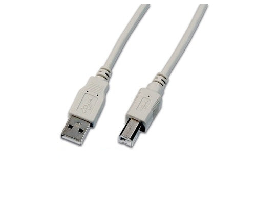 Wirewin USB-A auf USB-B Kabel – USB 2.0 (480 Mbit/s) – 1,8 m – Grau