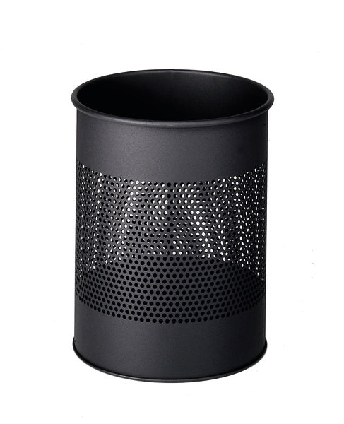 Durable Papierkorb – 15 l – Metall, schwarz