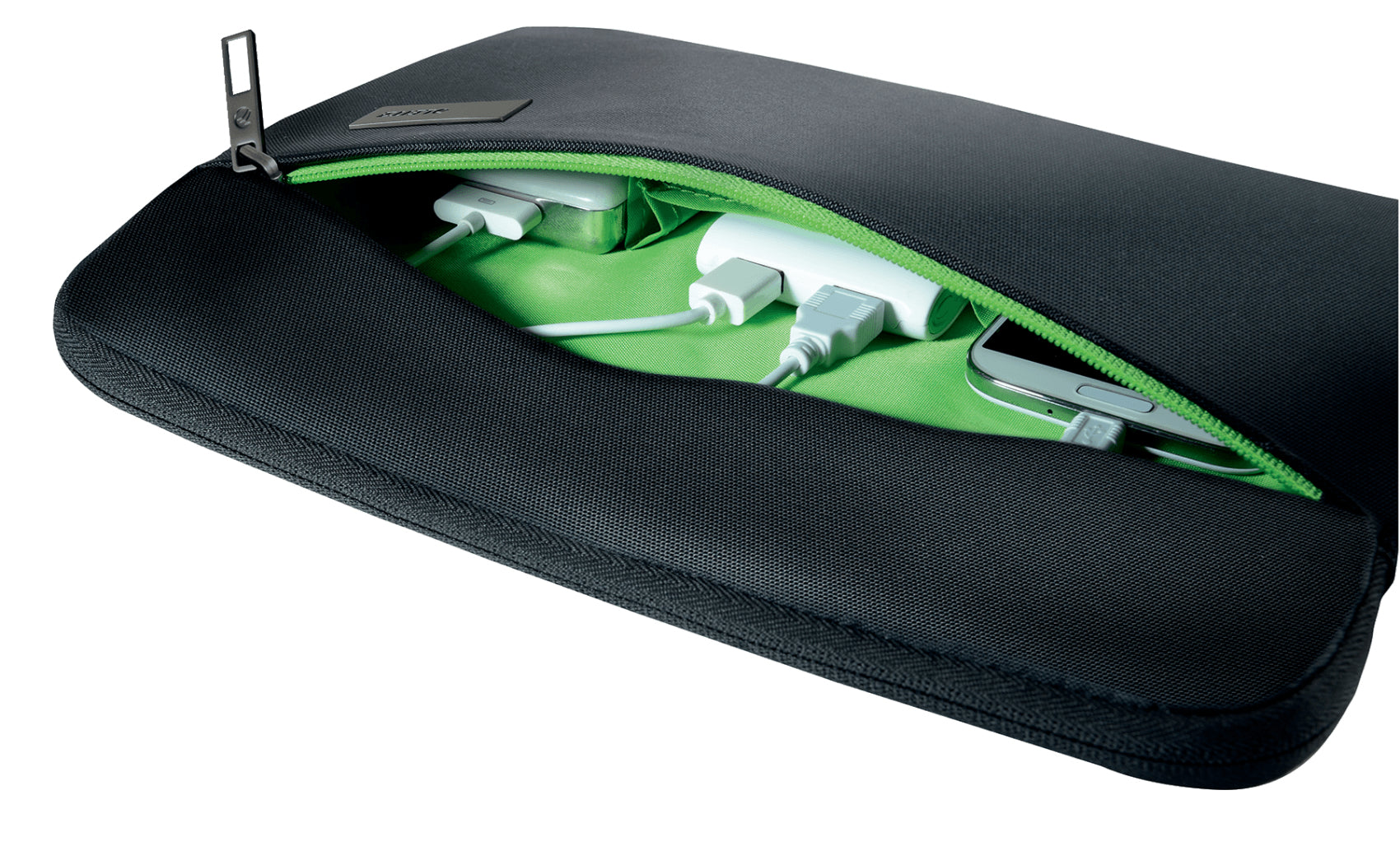 Leitz Komplette Tablet-Hülle für Tablets bis 10" – Schwarz/Grün