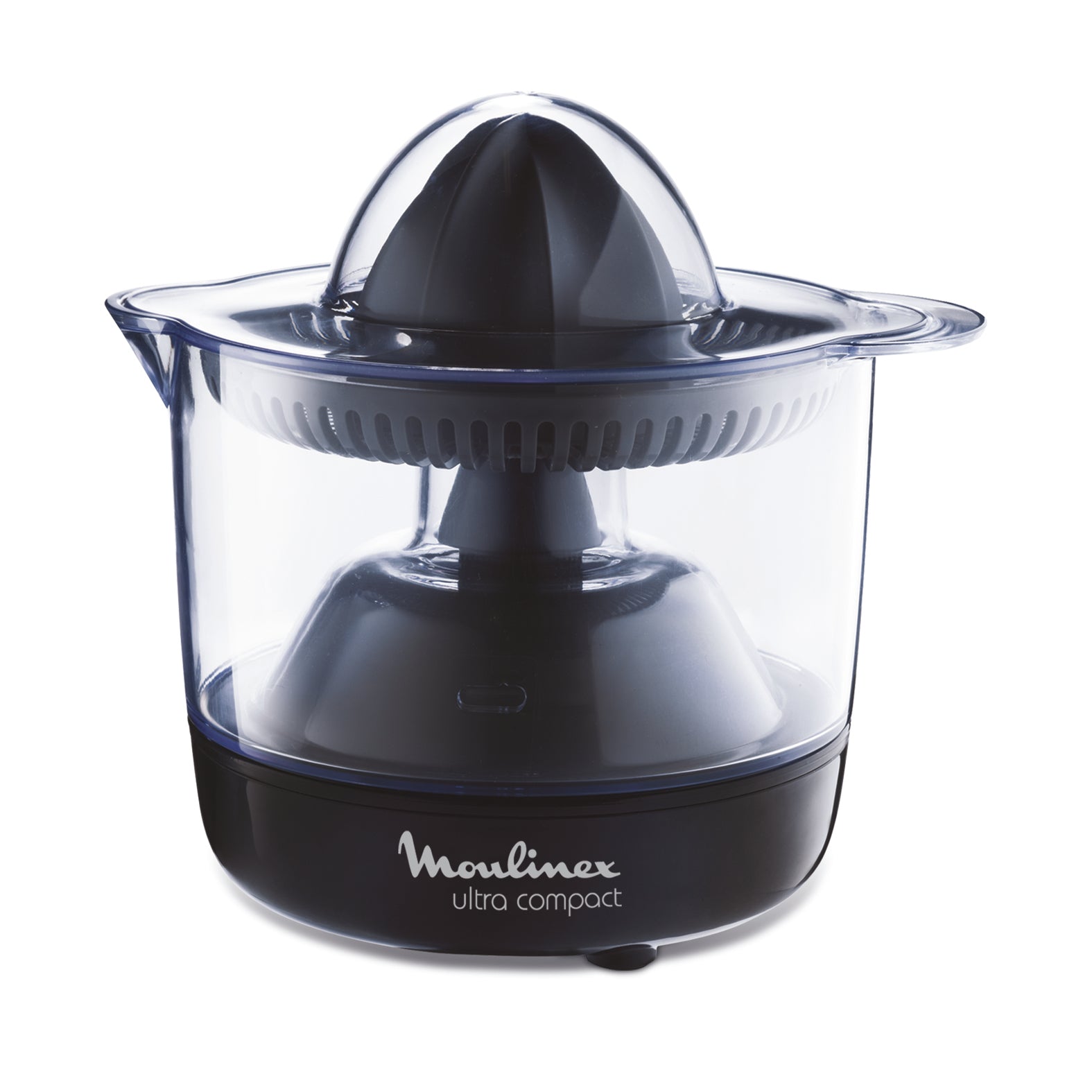 Moulinex Entsafter PC1208 – 0,45 l, 25 W, Kunststoff – Schwarz/Transparent