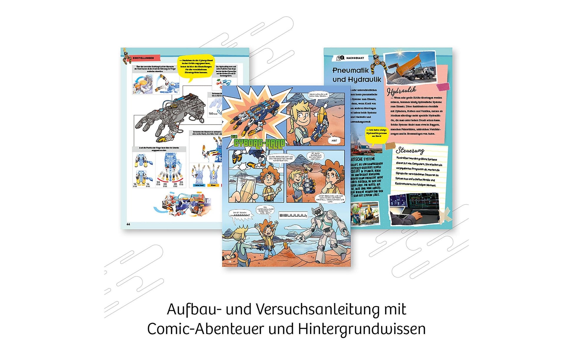Kosmos Experimentier-Bausatz – Cyborg-Hand Multi, Robotik, ab 10 Jahren, Mehrsprachig