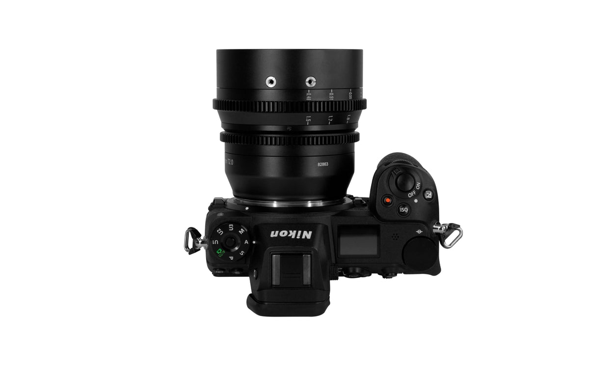 7Artisans 50mm T2.0 Kinoobjektiv – Vollformat, manuell, 82 mm Filter – für Nikon Z