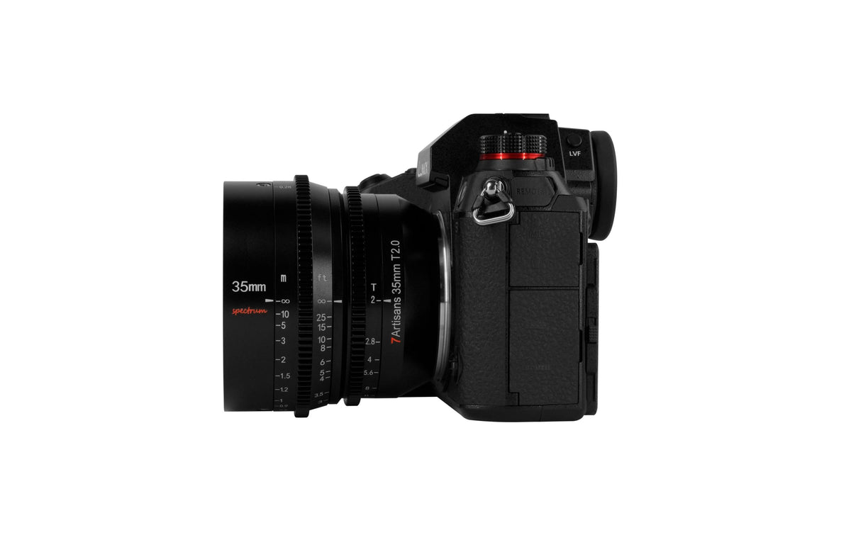 7Artisans 35mm T2.0 L-Mount Kinoobjektiv – 35 mm T/2 – Vollformat, 82 mm Filter