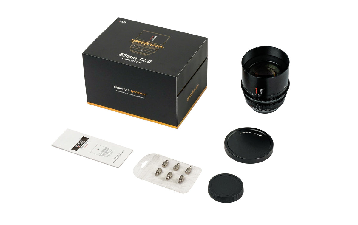 7Artisans 85mm T2.0 Objektiv – manuell, Vollformat – für Sony E-Mount – 82 mm Filter