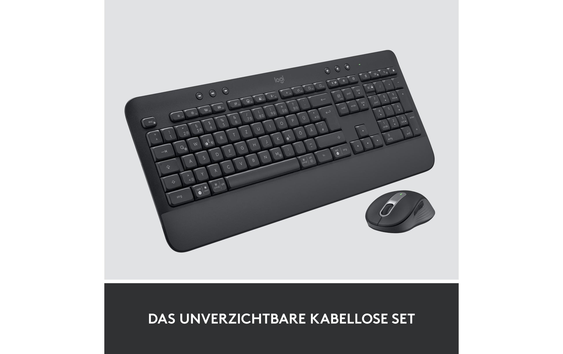 Logitech MK650 für Business – Tastatur, CH-Layout (DE-CH), Grau