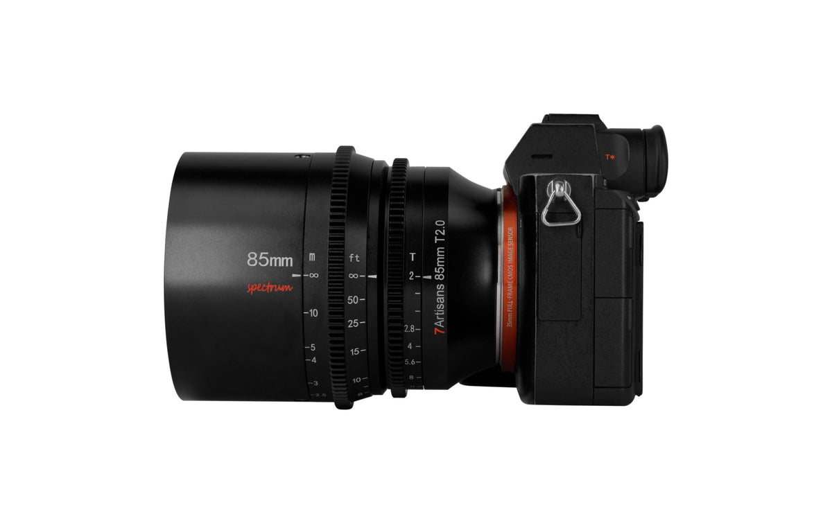 7Artisans 85mm T2.0 Objektiv – manuell, Vollformat – für Sony E-Mount – 82 mm Filter