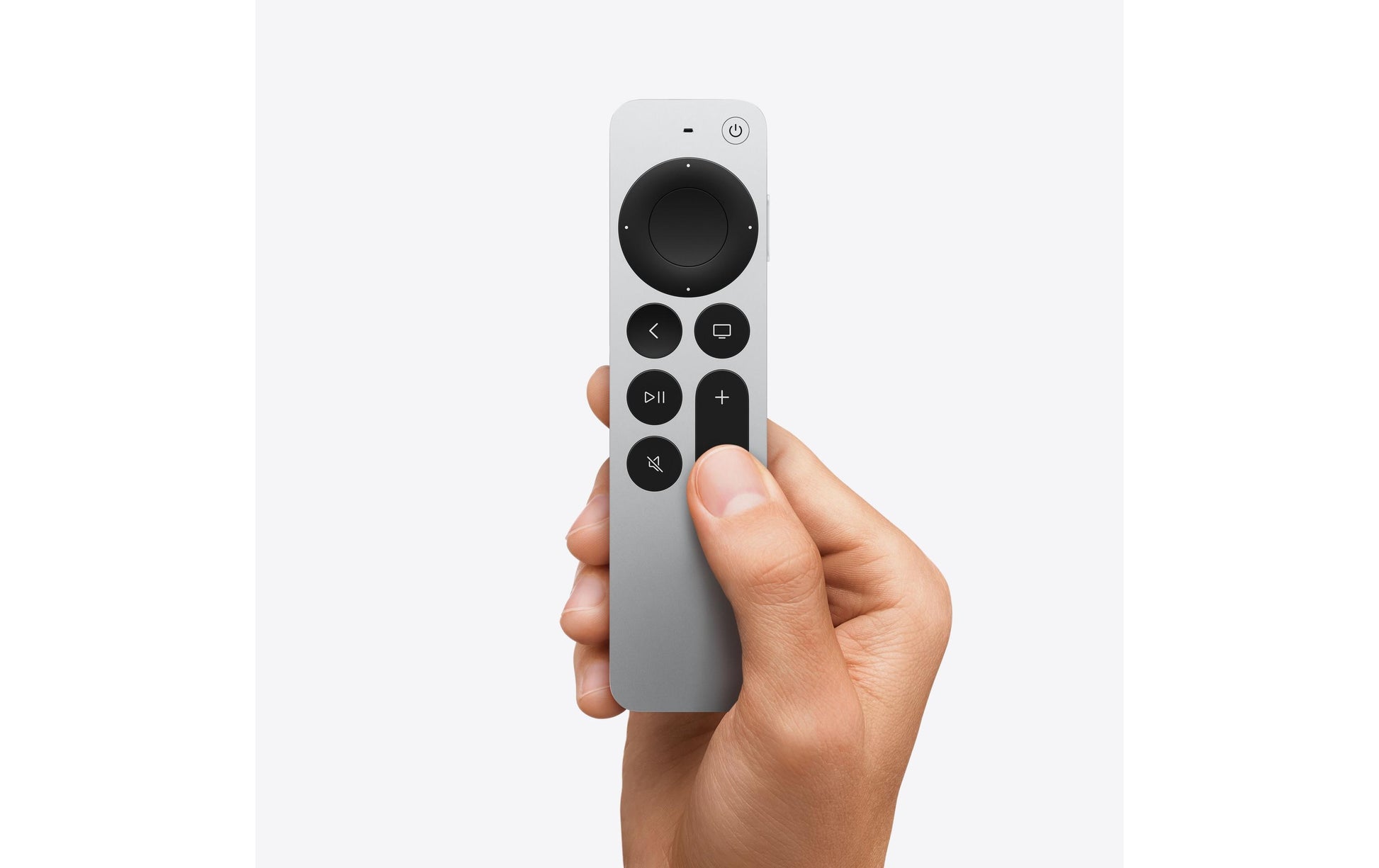 Apple TV-Fernbedienung Siri Remote – für Apple TV, Bluetooth/IR, USB-C, schwarz/silber