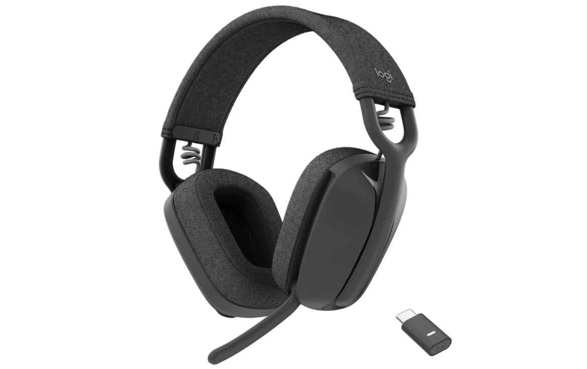 Logitech Zone Vibe Wireless A00167/A00172 – Over-Ear Headset – Bluetooth – Graphit – für Microsoft Teams