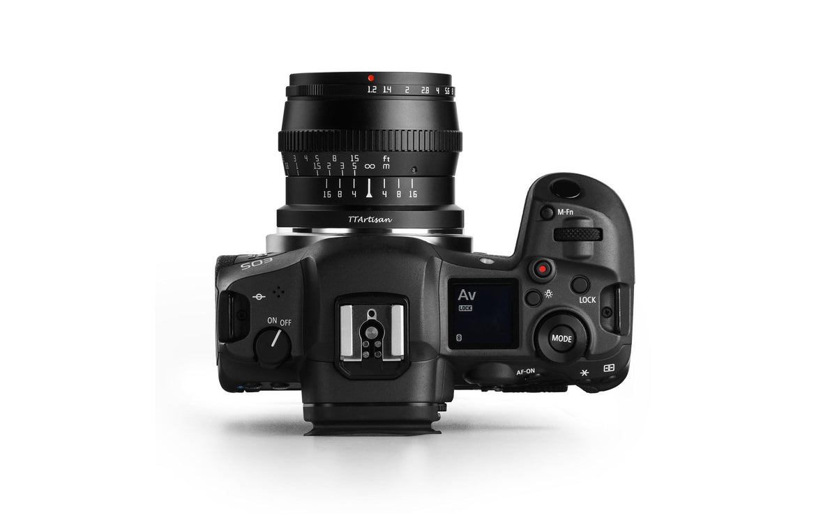 TTArtisan C5012-B-RF Objektiv – 50 mm f/1.2, APS-C, manuell – für Canon RF