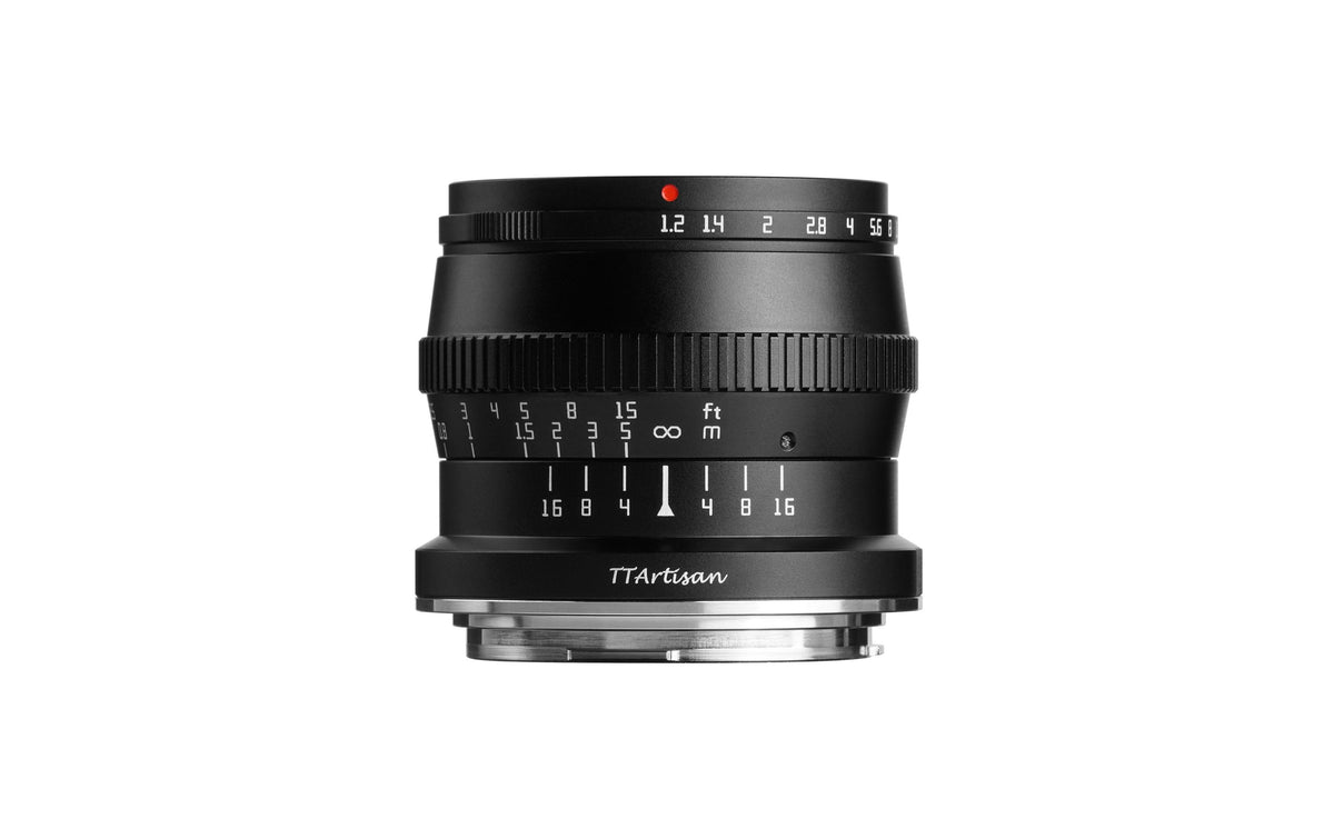 TTArtisan C5012-B-RF Objektiv – 50 mm f/1.2, APS-C, manuell – für Canon RF