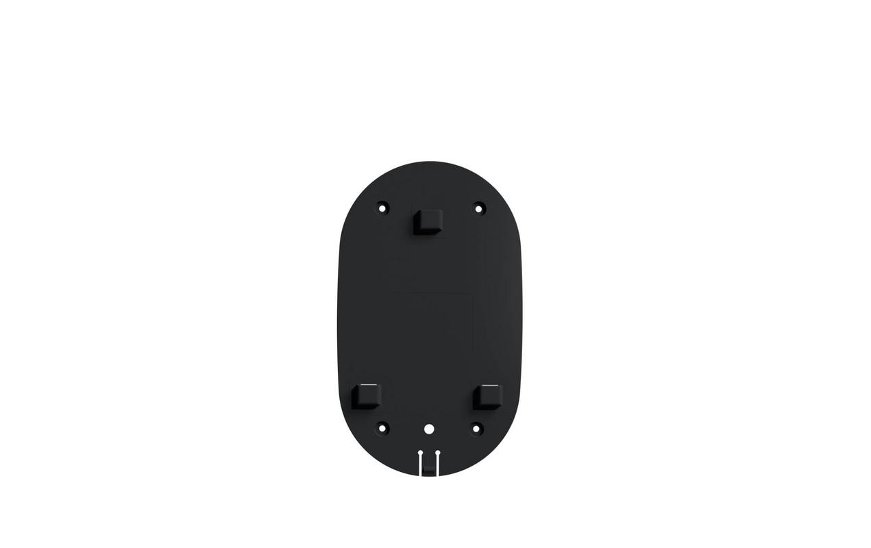 go-e Charger Gemini Wandmontageplatte – 110×5×260 mm, Schwarz, für go-e Gemini flex, Innen & Aussen