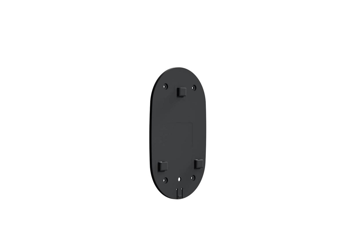 go-e Charger Gemini Wandmontageplatte – 110×5×260 mm, Schwarz, für go-e Gemini flex, Innen & Aussen