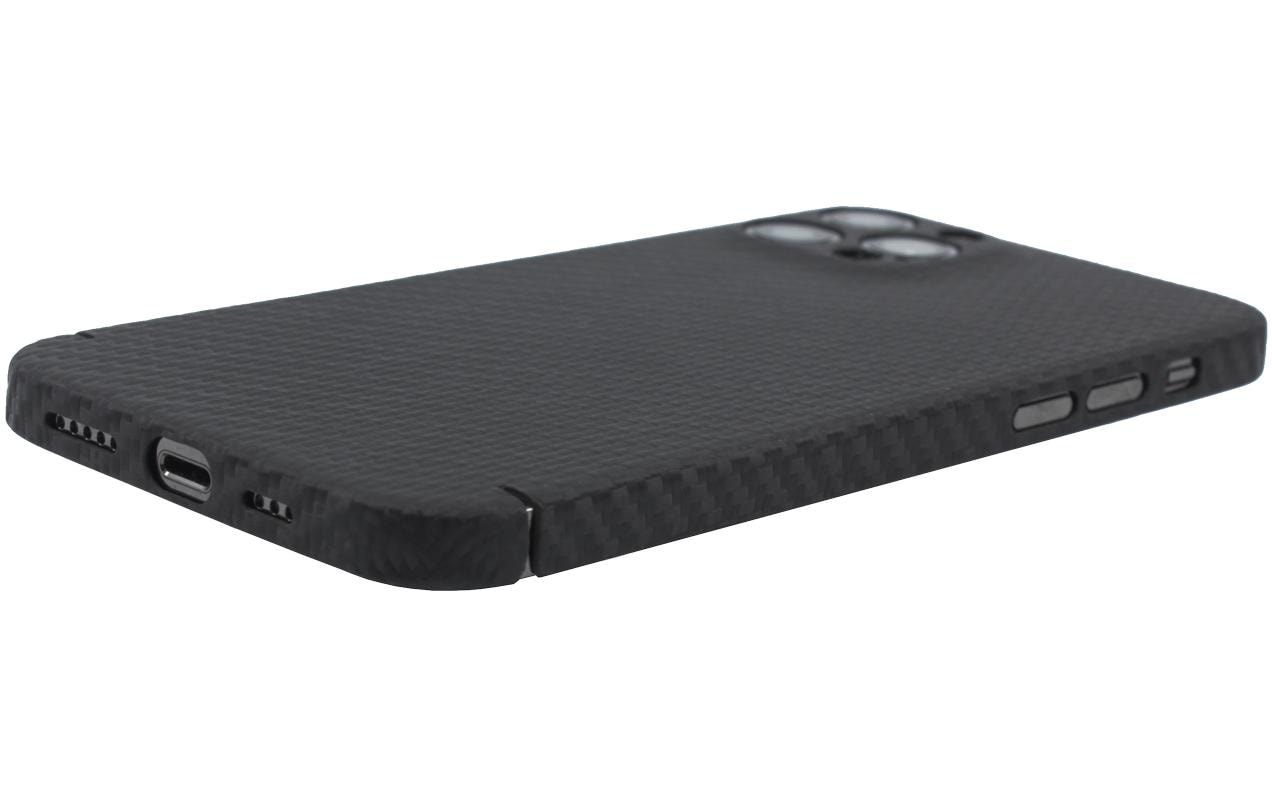 Nevox – Backcover Carbon Series – für Apple iPhone 14 Pro – schwarz – Aramid – MagSafe-kompatibel, schlagfest