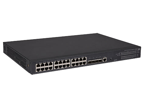 HPE 5130-24G-PoE+ JG936A – Managed Switch – 24×GbE, 4×SFP+, L3, PoE+ 370 W, 1U