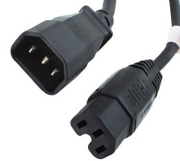 Origin Storage Netzkabel, IEC C14 auf IEC C15, 3 m