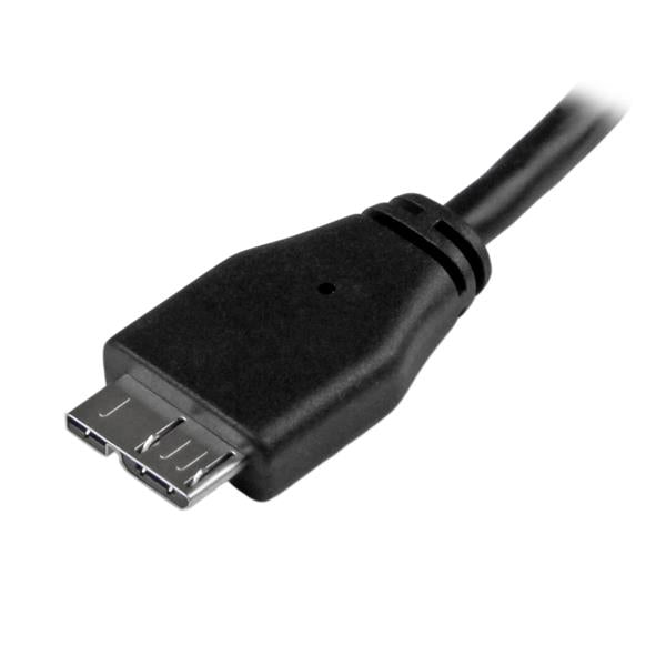 StarTech.com USB-A auf Micro-USB-B Kabel – USB 3.2 Gen 1 (5 Gbit/s) – 3 m – PVC – Schwarz