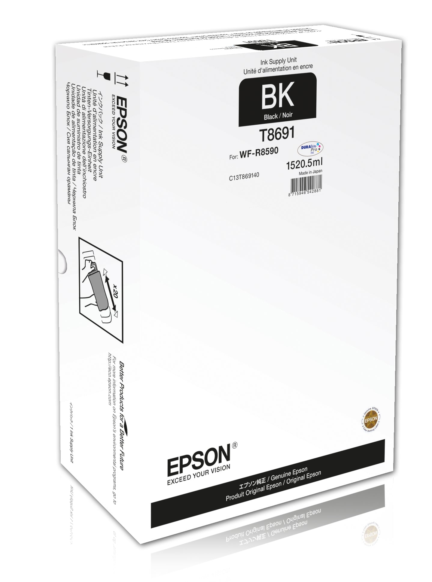 Epson Tintenpatrone WF-R8590, Schwarz, XXL – für WorkForce Pro WF-R8590