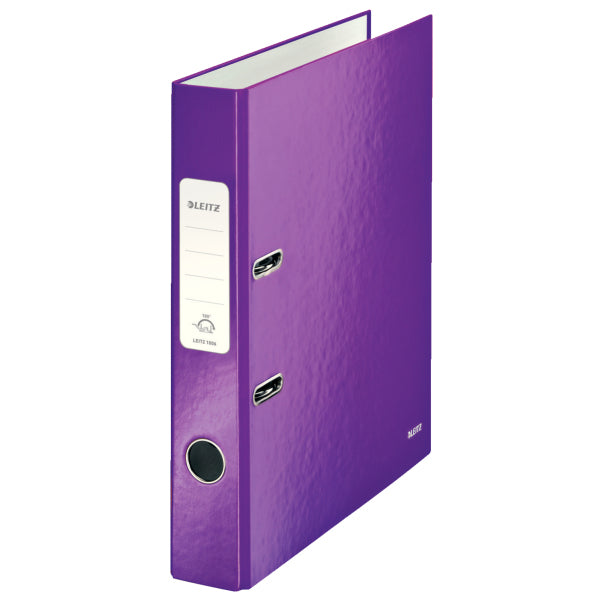 Leitz 180° WOW Ordner – für A4 – Rückenbreite 5,2 cm – Violett
