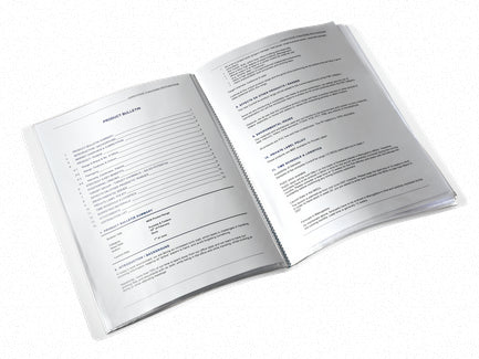 Leitz Sichtbuch WOW 4629, für A4, 40 Hüllen – PP – Violett