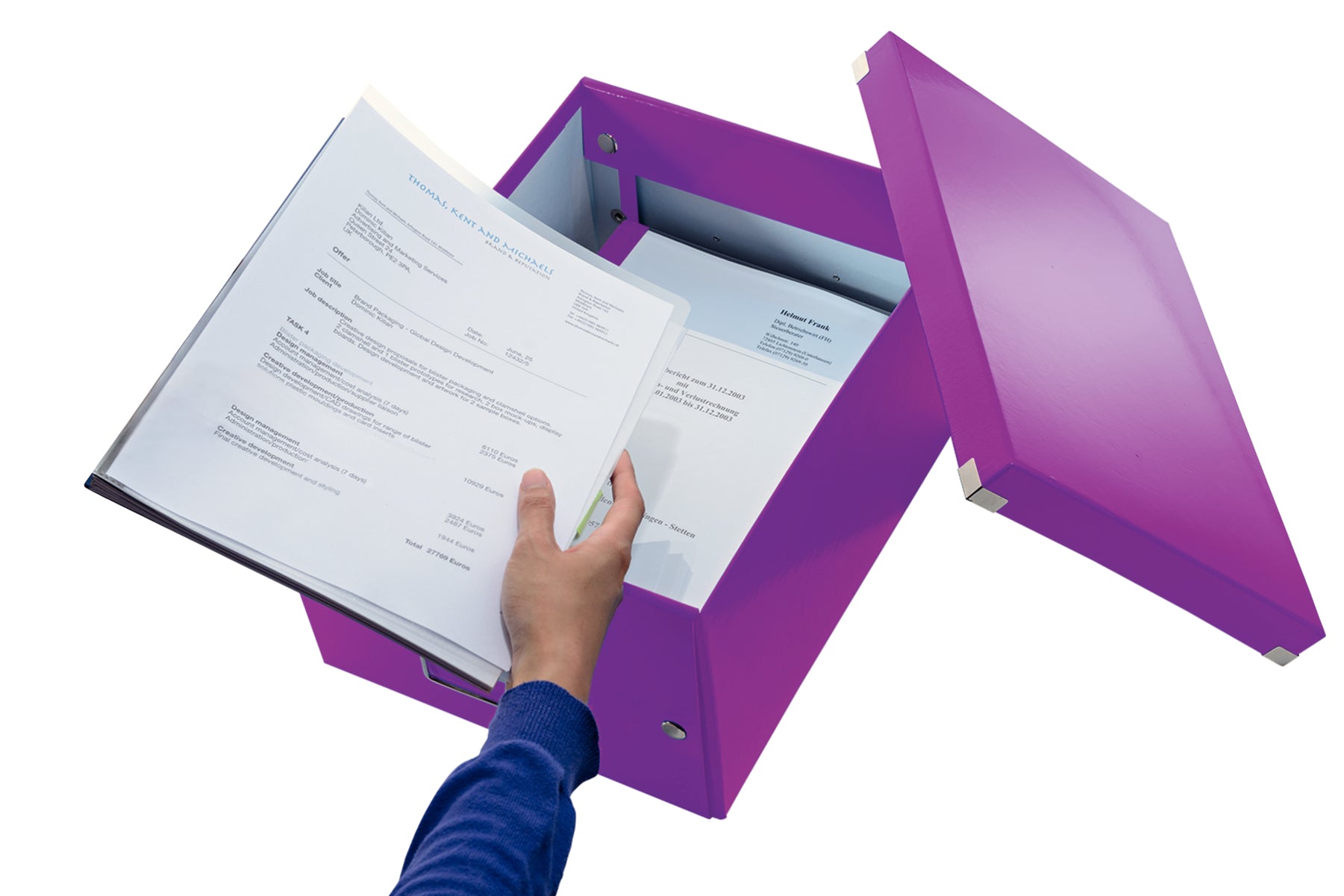 Leitz Aufbewahrungsbox, Violett, Kunststoff (PP)