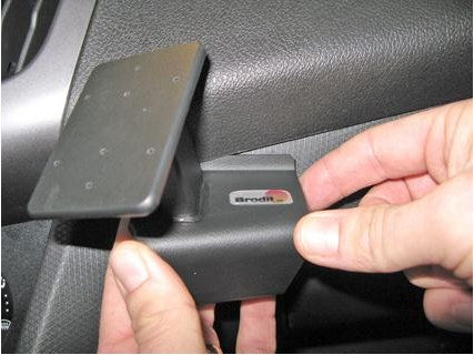 Brodit Auto-Halterung, gewinkelt, passiv – für Ford Tourneo/Transit Connect 2014–2015 – Schwarz