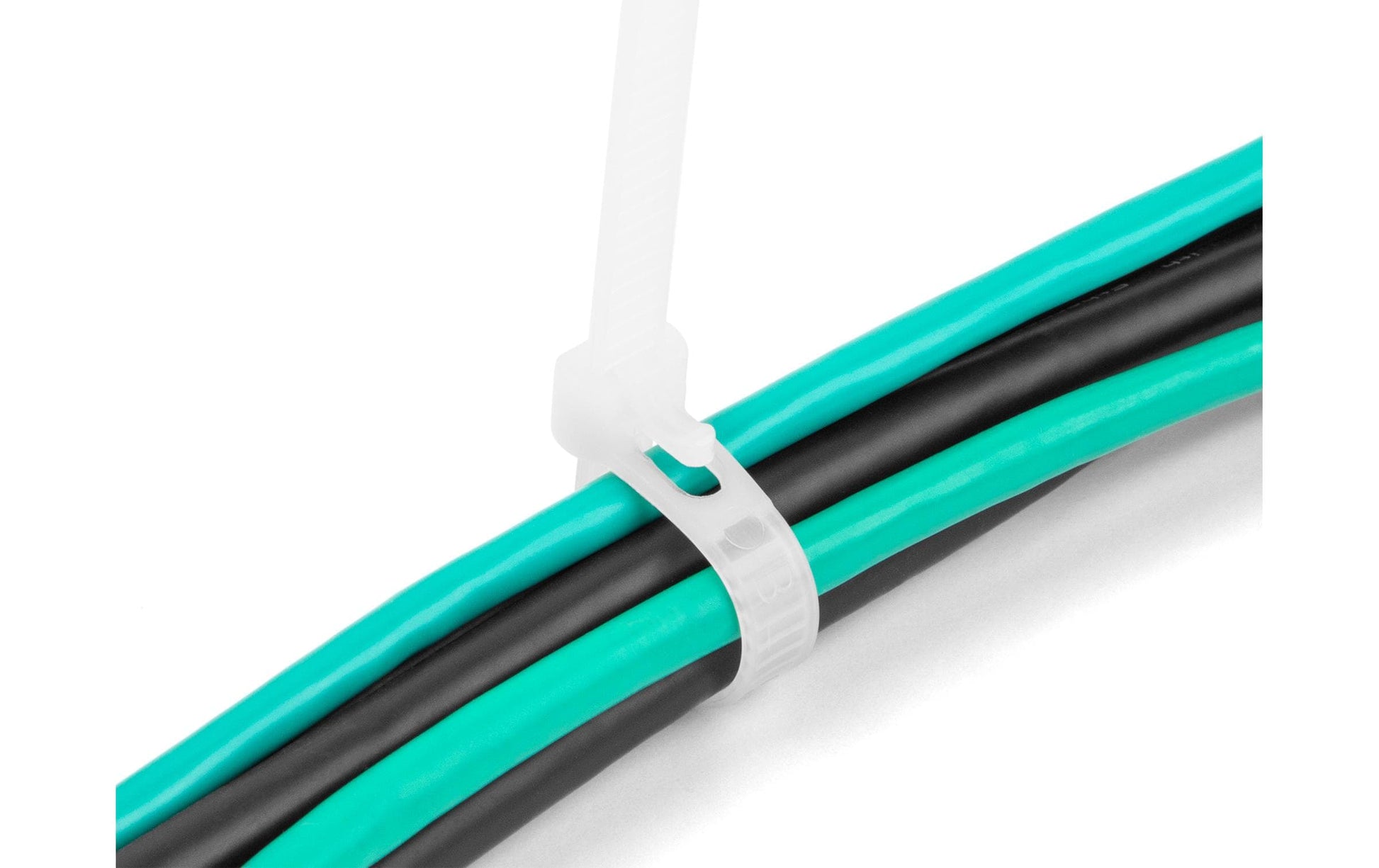 DeLOCK Klettkabelbinder, 7,2×150 mm, 100er-Pack – Weiss