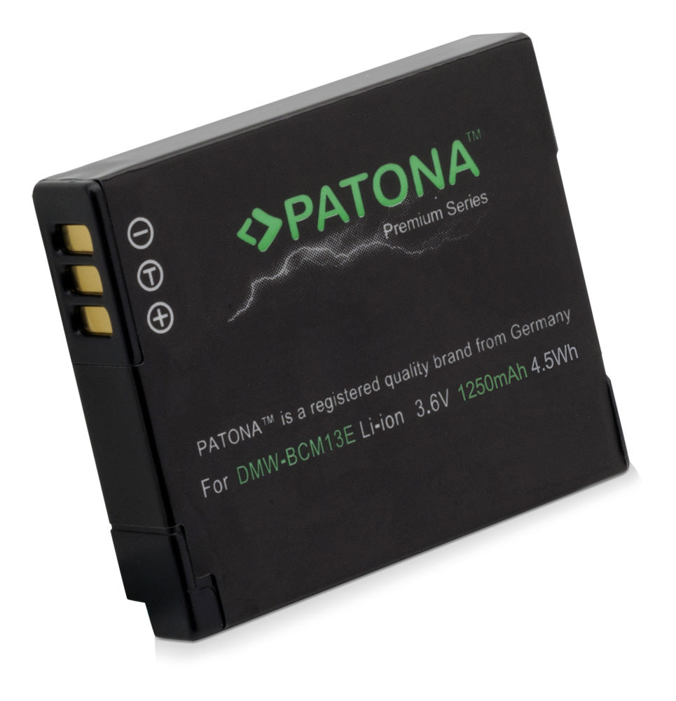 PATONA BLC13E Akku – 1100 mAh, 3,6 V – für Panasonic DMW-BCM13PP