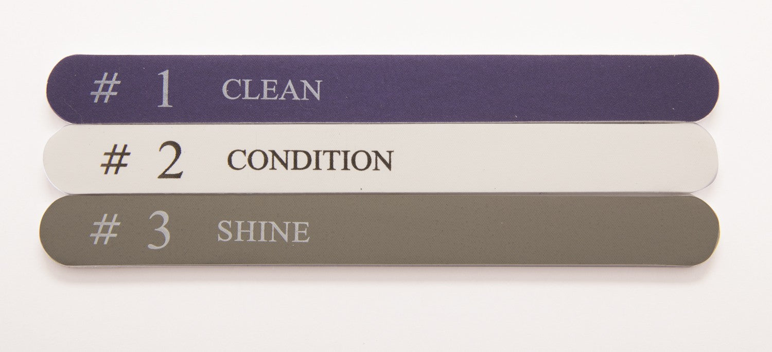 Rio Buffingfeile – 3 Stk – blau, braun, weiss