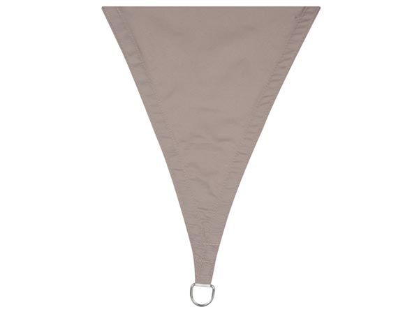 Perel Sonnensegel – Dreieck, 5 × 5 × 5 m – Polyester, braun