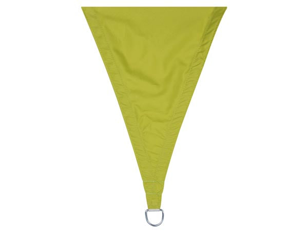 Perel Sonnensegel Dreieck – 500 × 500 × 500 cm, Lindgrün, Polyester, 160 g/m²
