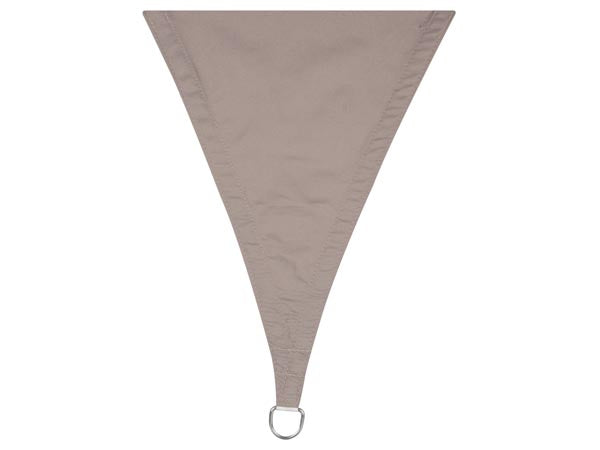 Perel Sonnensegel – 360 × 360 cm, braun, Polyester, 160 g/m²