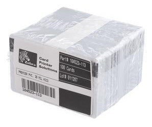 Zebra Magnetstreifen-Karten – 0,76 mm, PVC, HiCo – 100 Stück