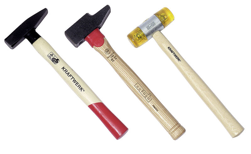 Kraftwerk 2303 Schlosserhammer – 300 g, Griff: Hickory