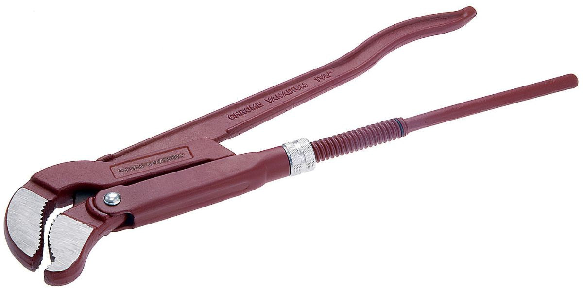 Kraftwerk 5406-320 – Schwedische Eckrohrzange, Nut- und Federzange, 2,5 cm Schnitt