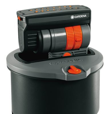 Gardena Impuls-Wassersprenger Komplett-Set – für Sprinklersystem – Grau, Orange