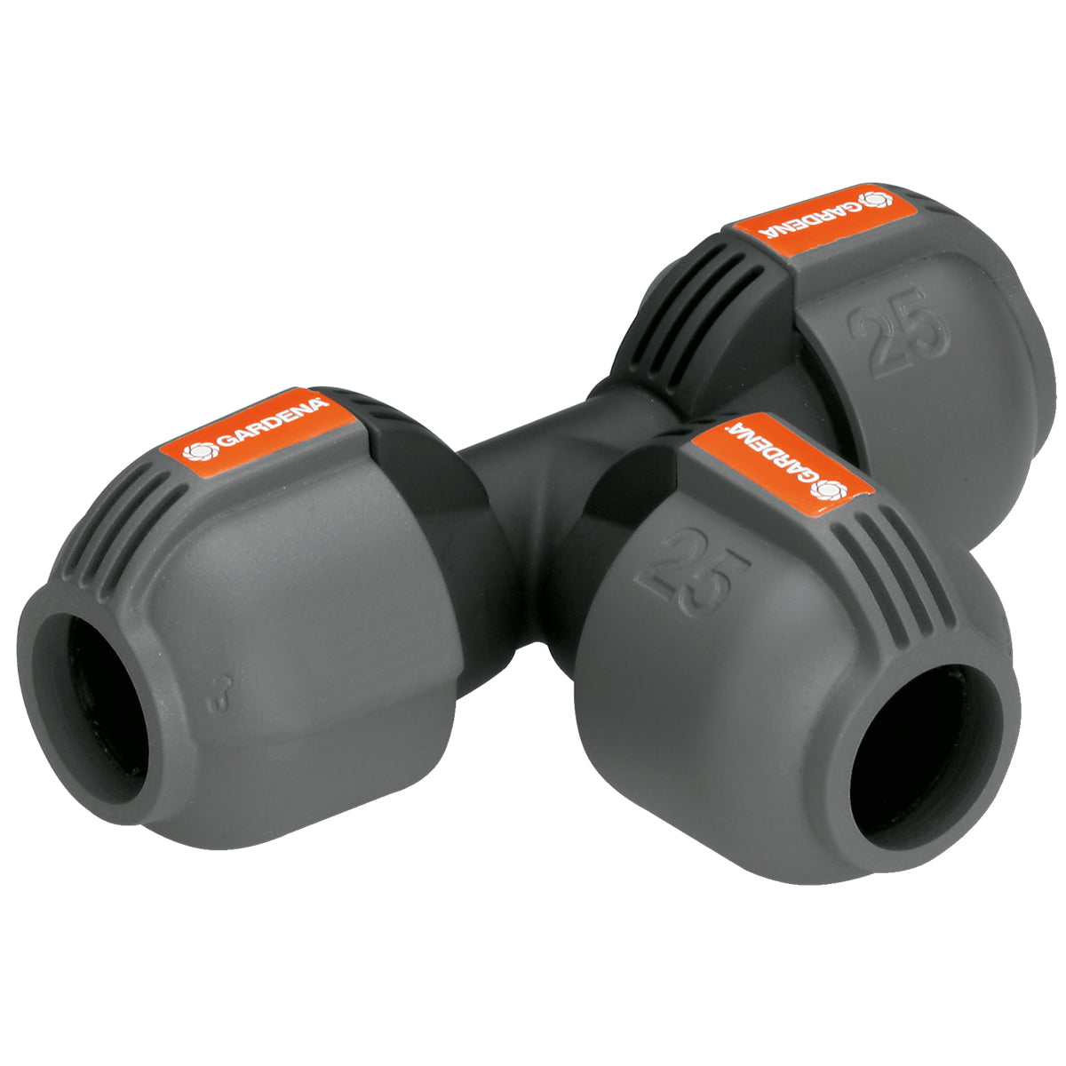 Gardena 2771 T-Stück 25 mm – 1 Stk – 3 Ausgänge – für Sprinklersystem