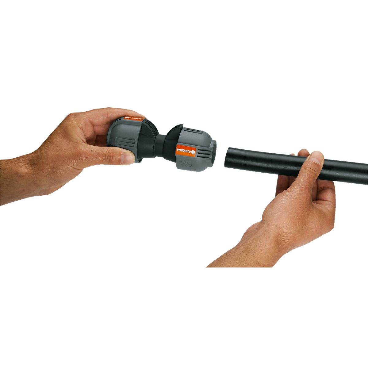 Gardena Verbinder 25 mm – für Sprinklersystem – Grau – 2775-20
