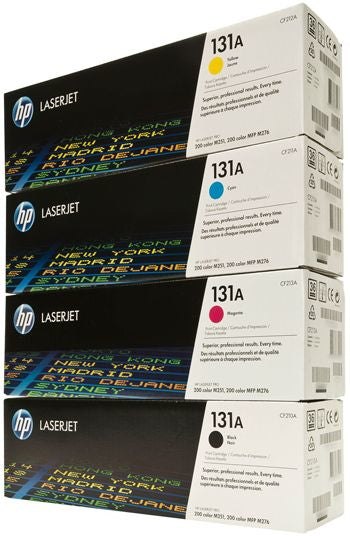 HP Toner-Multipack CF210A-CF213A – BK/C/M/Y, 1800 Seiten – für HP Color LaserJet M251/M276