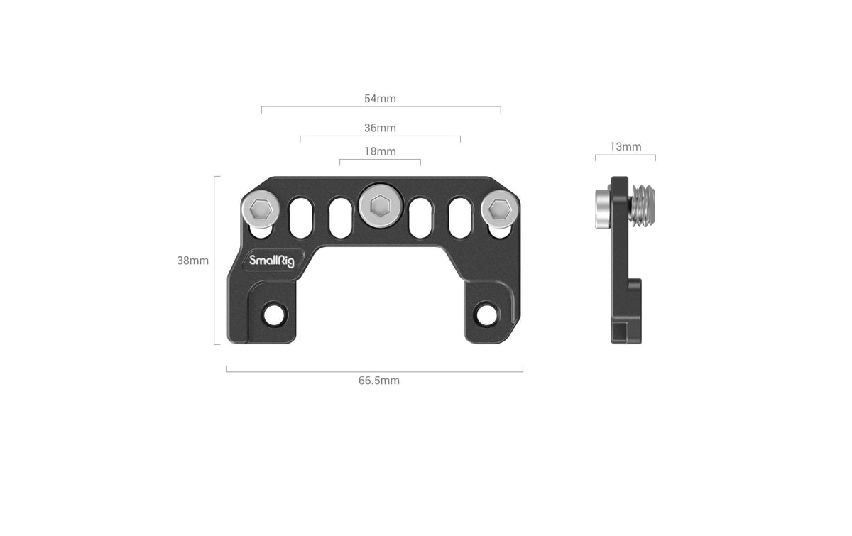 SmallRig MD4019 Adapterplatte – für Sony FX3, Alpha 7 IV, Alpha 7S III – Schwarz