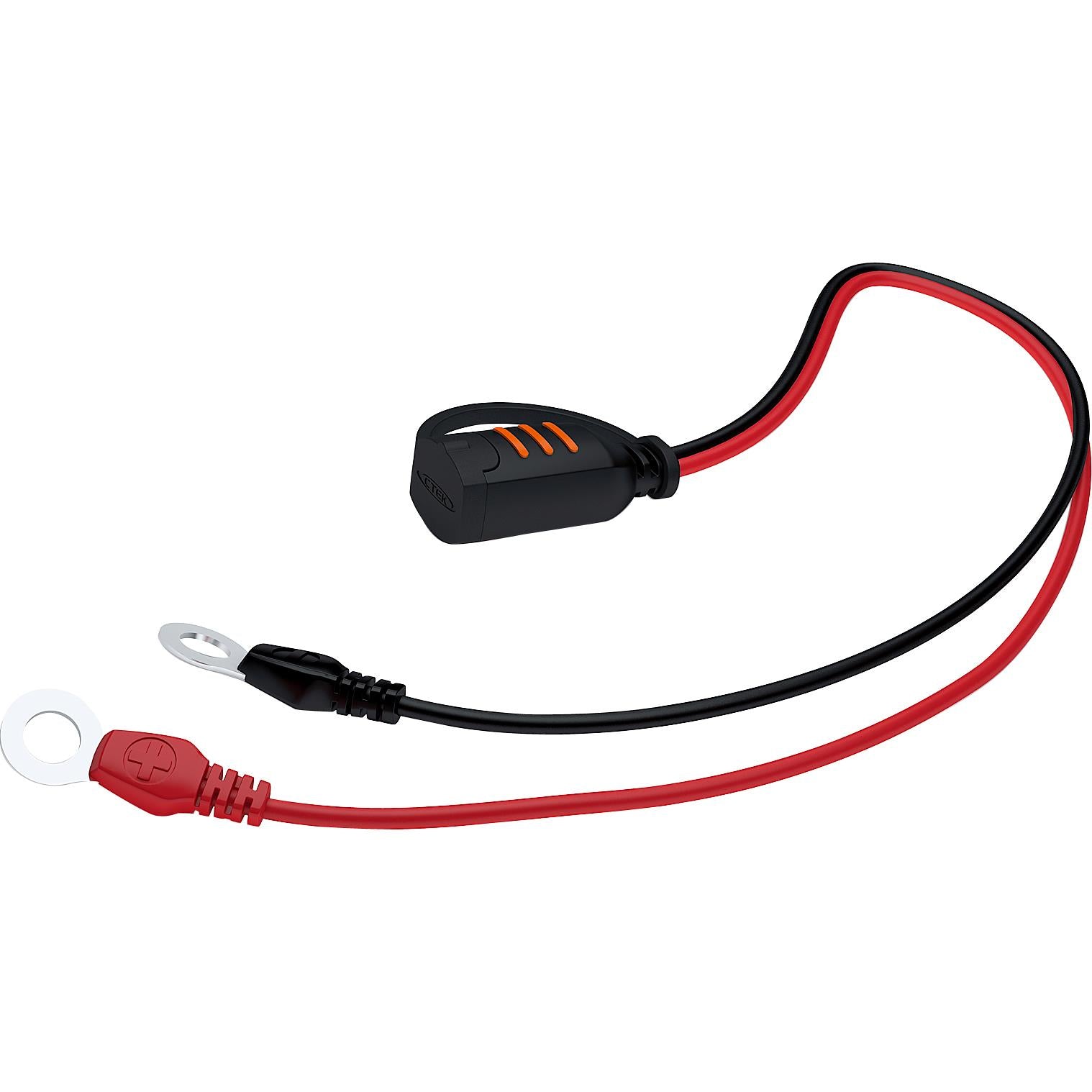 Ctek Adapterkabel, Ringkabelschuh M8 Ø 8,4 mm, 0,4 m, IP65 – Schwarz/Rot